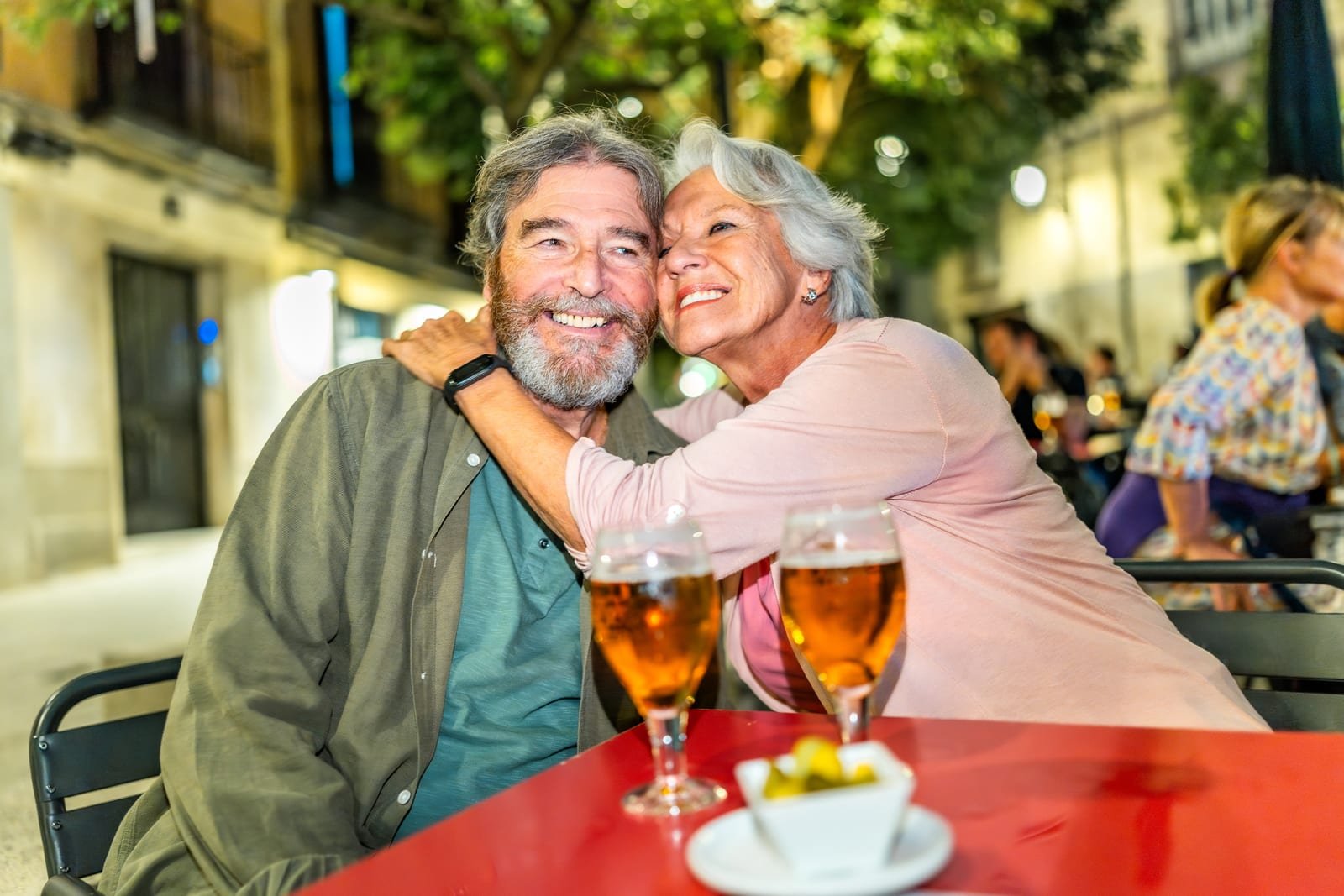 Mature couple enjoying time together in California