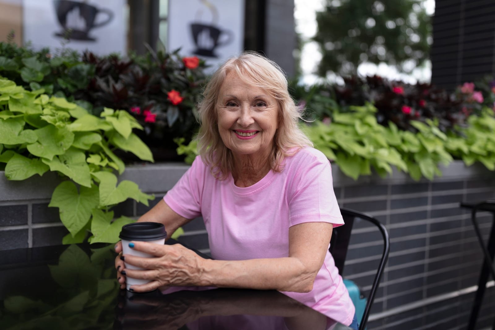 Confident mature woman enjoying an independent and fulfilling life