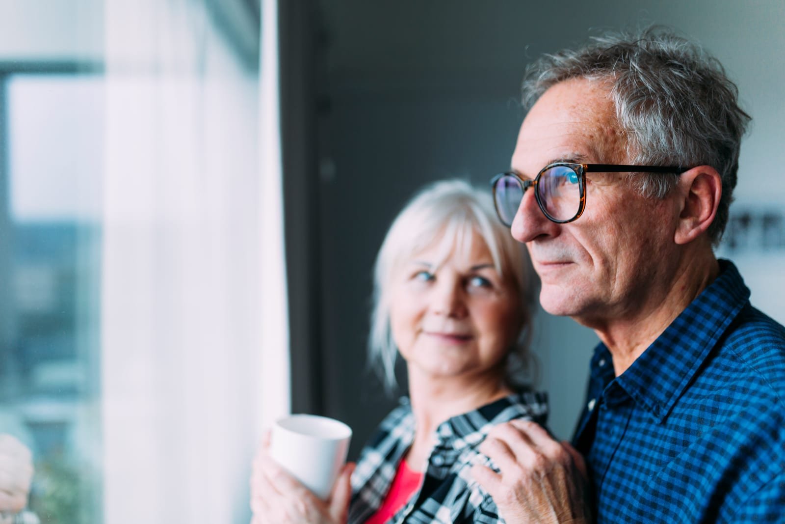 Mature couple enjoying time together in New York