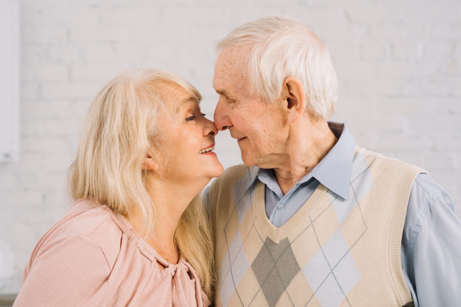 Mature couple preparing a meal together